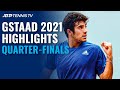 Garin Battles Gaston; Paire, Ruud and Djere In Action | Gstaad 2021 Quarter-Final Highlights