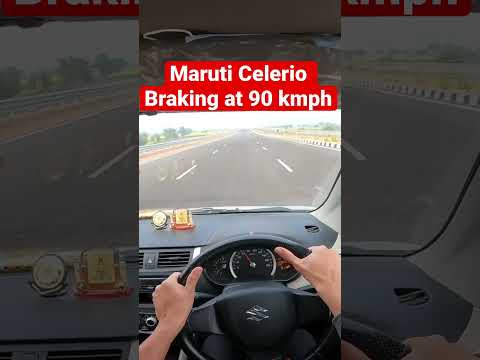 Thumbnail for Celerio Braking at 90 kmph #shorts by Car