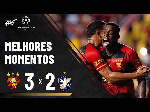 Gols e lances de Sport x Retrô