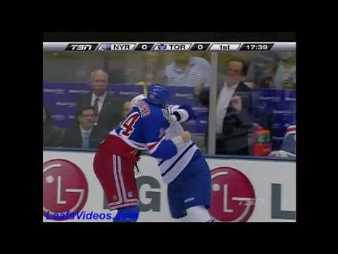 Rangers @ Maple Leafs - Colton Orr vs Derek Boogaard - 101021