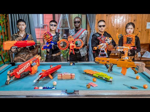 LTT Game Nerf War : Warriors SEAL X Fight Crime Group Mr Zero The Funniest Nerf Duel You'll Ever See