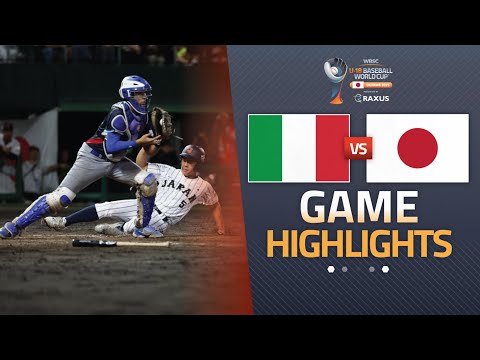 HIGHLIGHTS | 🇮🇹 Italy vs 🇯🇵 Japan | WBSC U-18 Baseball World Cup 2025