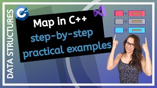 Download the video "Map in C++ with practical examples - step by step Data Structures tutorial"