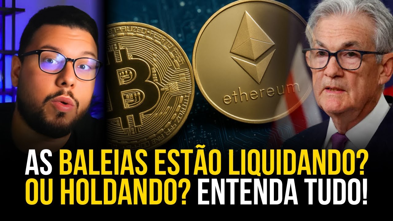 BITCOIN: BALEIAS LIQUIDANDO ou HOLDANDO? ISSO ESTÁ ACONTECENDO!
