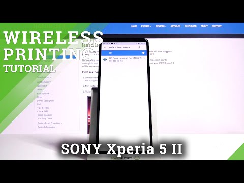How to Connect Printer with Sony Xperia 5 II – Wireless Printing