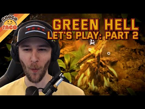 LET'S PLAY: Green Hell Part 2 - chocoTaco and Reid Green Hell Survival Gameplay
