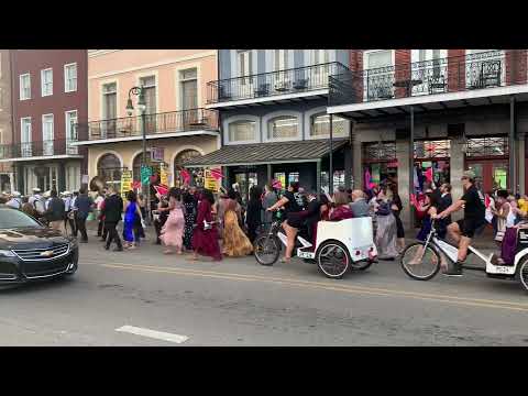 Thumbnail for Street Wedding Parade with Jazz Band  in New Orleans French Quarter - January 1, 2022 by Jazz band
