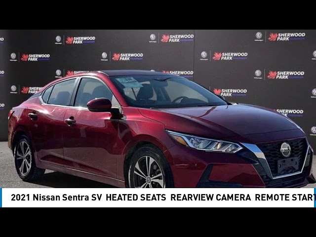 2021 Nissan Sentra SV | HEATED SEATS | REARVIEW CAMERA | in Cars & Trucks in Strathcona County