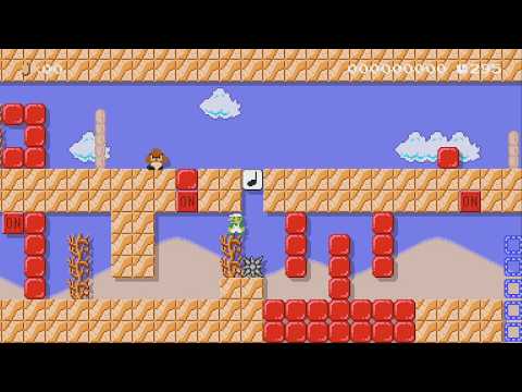 クリボーとマリオのぶらりたび Goomba and Mario by てま - Super Mario Maker 2 - No Commentary 1bu