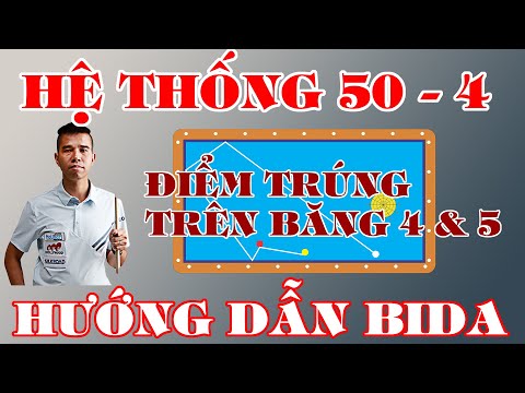 HỌC BIDA CÙNG TRẦN QUYẾT CHIẾN | HỆ THỐNG 50 - PHẦN CUỐI | ĐIỂM TRÚNG TRÊN BĂNG 4 & 5