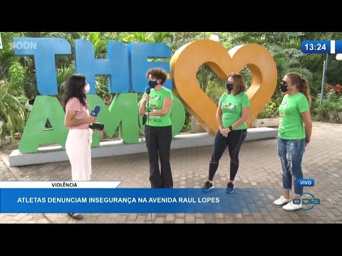 Atletas denunciam insegurança para prática de exercícios e esportes na Av Raul Lopes 16 02 2021