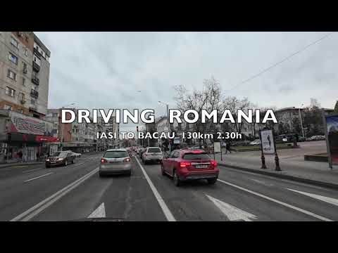 🇹🇩 Long driving Romania 🇹🇩 IASI  to BACAU Driving Tour