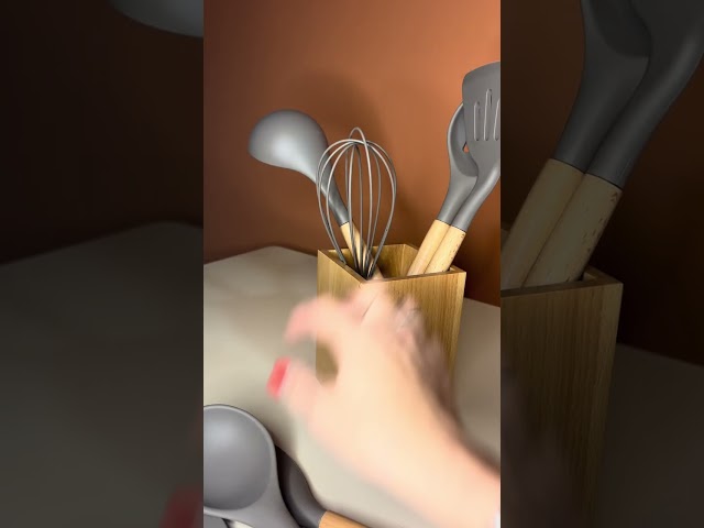 Vídeo relacionado con Cucharas de madera Magic Harry, regalos para cocinar, juego de accesorios de utensilios de cocina grabados, decoración de cocina, regalo de cocina perfecto para el día de la madre, boda, hornear