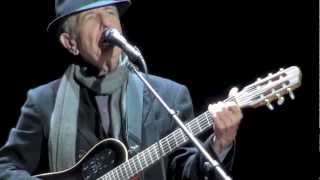Leonard Cohen, The Partisan,  Dublin 12-09-2012