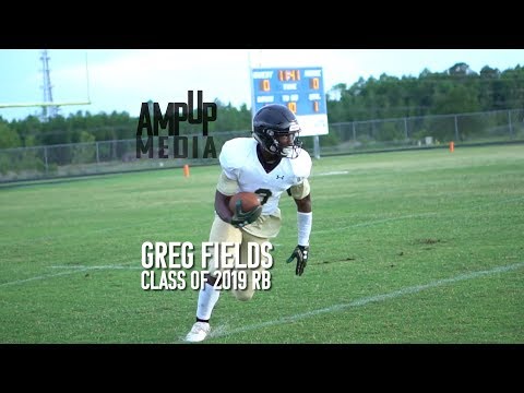 2019 RB Greg Fields - Spring Football 2018