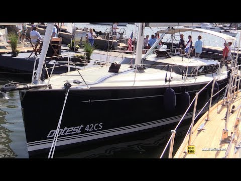 2017 Contest 42 CS Sailing Yacht - Deck and Interior Walkaround - 2017 Annapolis Sail Boat Show