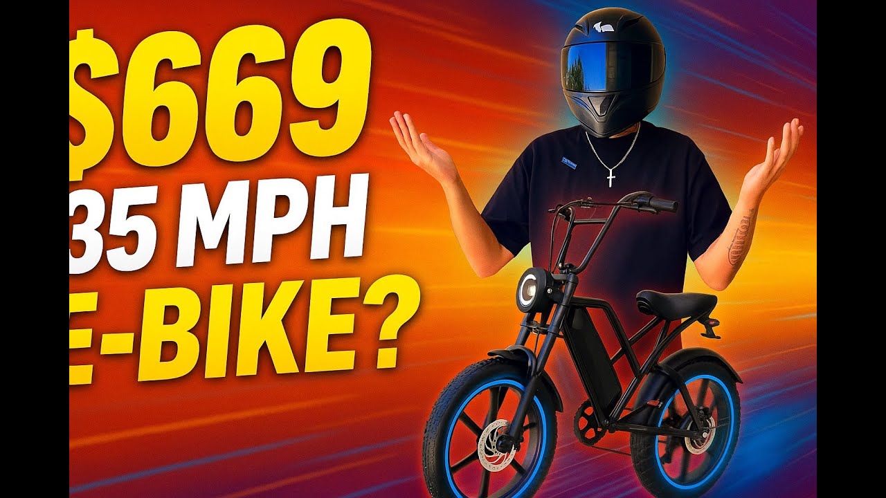 This $669 E-Bike Hits 35 MPH?! (ASKMY E-Bike Unboxing & Test Ride)