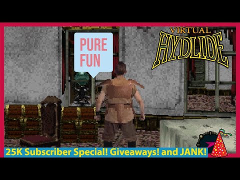 The World's BEST Video Game? Virtual Hydlide 25K Subscriber Special with Giveaways!