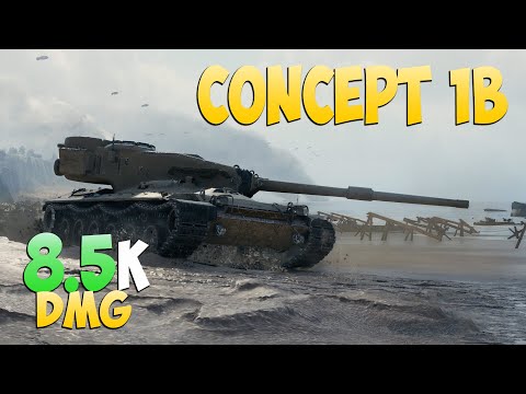 Concept 1B - 9 Frags 8.5K Damage - It almost happened! - World Of Tanks