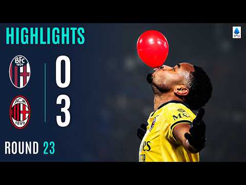 BOLOGNA-MILAN 0-3 | HIGHLIGHTS | Nkunku Form Continues as Rossoneri Claim Win | Serie A 2025/26