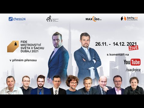 Zápas o titul mistra světa: 10. partie | komentují GM Štěpán Žilka a GM Vlastimil Babula