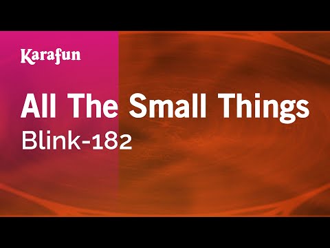 Karaoke All The Small Things - Blink-182 *