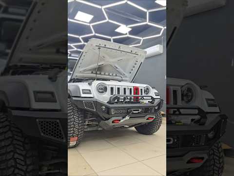 PROMAN BUMPER & BUSHRANGER REVO 10000LB SYNTHETIC WINCH INSTALLED IN THAR ROXX @COSTULESS4X4 #shorts