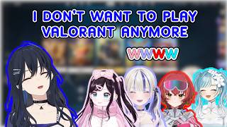 Ichinose Uruha crashes out at Valorant matchmaking [VSPO! | Eng Sub]