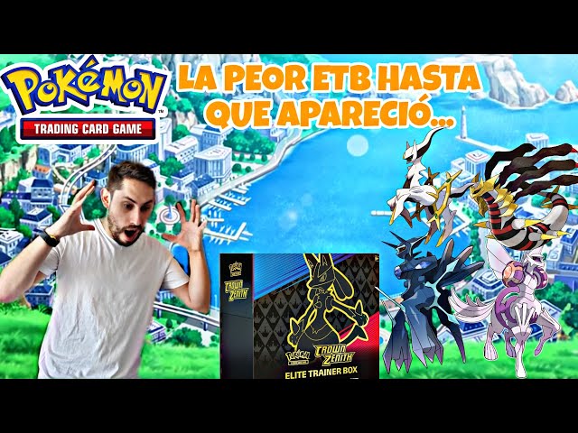 Vídeo relacionado con PoKéMoN Pokemon Juego de cartas coleccionables Crown Zenith Elite Trainer Box Exclusive Lucario Sleeves 65 unidades (158-85147B)
