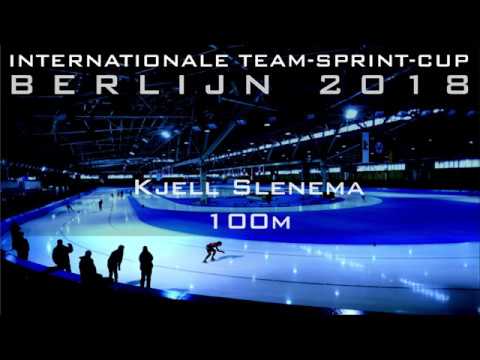Kjell Slenema 100m  Sprintcup Berlijn 2018
