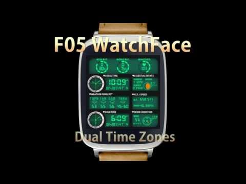 F05 WatchFace for Android Wear video