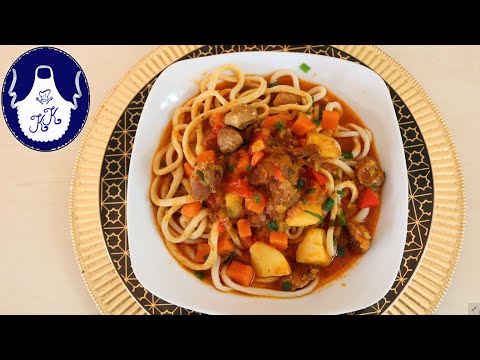 Lagman, traditionelles Gericht aus usbekischen Küche