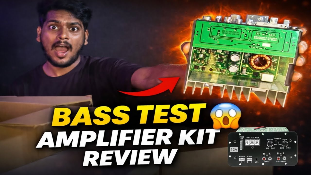 Bass Tube Amplifier Kit Unboxing / SAMBALPUR SPEAKER KA EMPLIFIER BOARD / @Real_Test_Review 