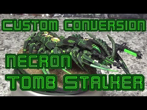 How To Make A Necron Tomb Stalker / Tomb Sentinel Custom Conversion (PLASTIC NOT RESIN)
