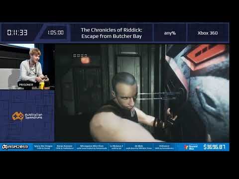 The Chronicles of Riddick: Escape from Butcher Bay in 58:55 by PRiSONER - ASM 2019