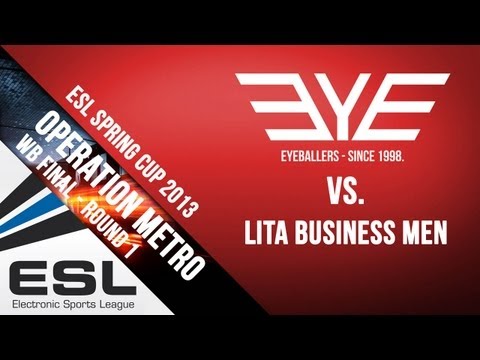 EYEBALLERS vs Lita | ESL BF3 SQR 4on4 Spring Cup 2013 WB Final | Round 1