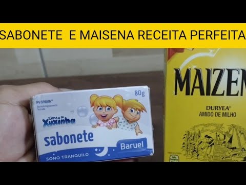 🔴 SABONETE INFANTIL COM MAIZENA RECEITA PERFEITA !! lar doce lar da gleise