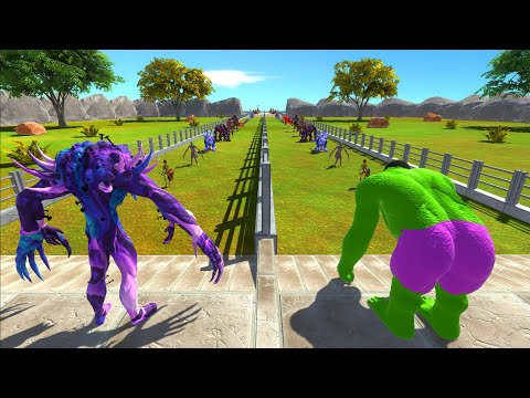 HULK GORO vs SCOURGE - Who is stronger? - Animal Revolt Battle Simulator