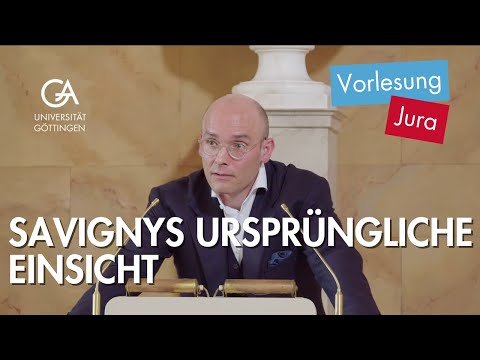 Florian Meinel: Savignys ursprüngliche Einsicht