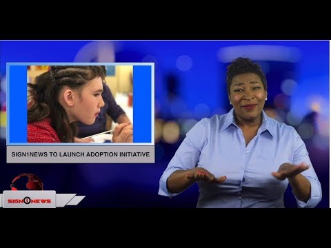 Sign1News to launch adoption initiative (ASL - 1.19.19)