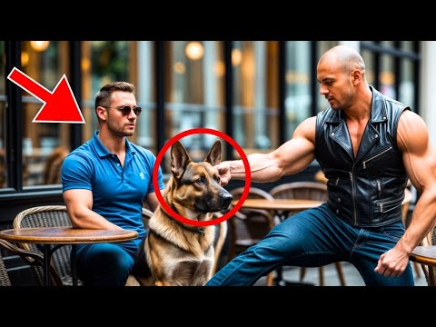 MOTOCICLISTA COLPISCE IL PASTORE TEDESCO DI UOMO CIECO, SENZA SAPERE CHE ERA UN CANE POLIZIOTTO K9!