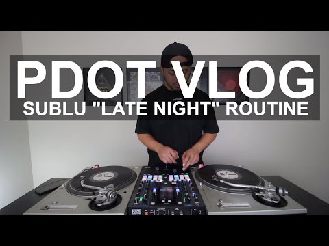 PDot Vlog - SuBlu "Late Night" Routine