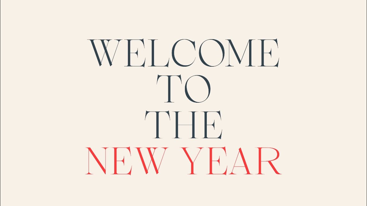 Welcome to the new year - Kristen Cruz ( official lyric video)