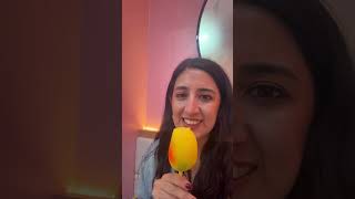 Indian girl tries viral Ice cream shop in London