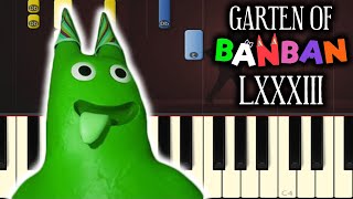 Garten of Banban 83 Trailer [Piano Cover]