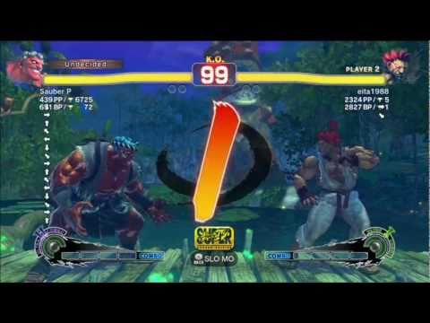 Eita ( Gouki ) VS Sauber P ( Hakan ) SSFIV AE: Japanese Online Ranked Matches