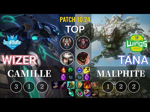 hyF Wizer Camille vs JAG TaNa Malphite Top - KR Patch 10.24