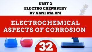 Electrochemical Aspects of Corrosion | part 32| electro chemistry | CBSE | class 12 |tricks |