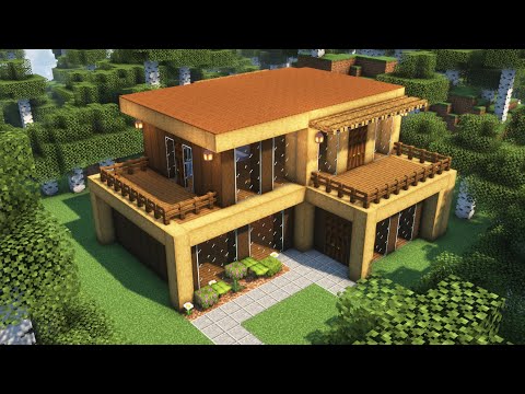 Minecraft - How to make a big wooden house