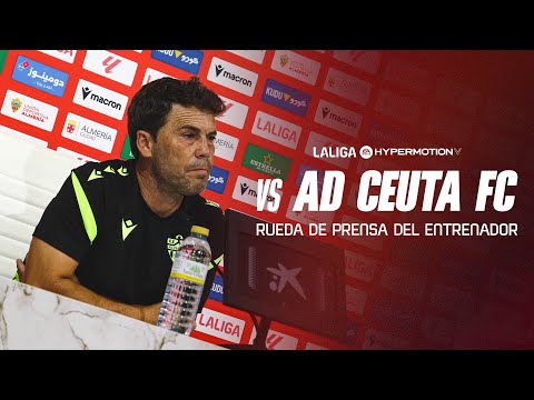 🎥 Rueda de prensa previa partido AD Ceuta FC - UD Almería